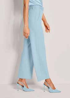 Ankle-free jersey trousers with centre creases thumbnail 4