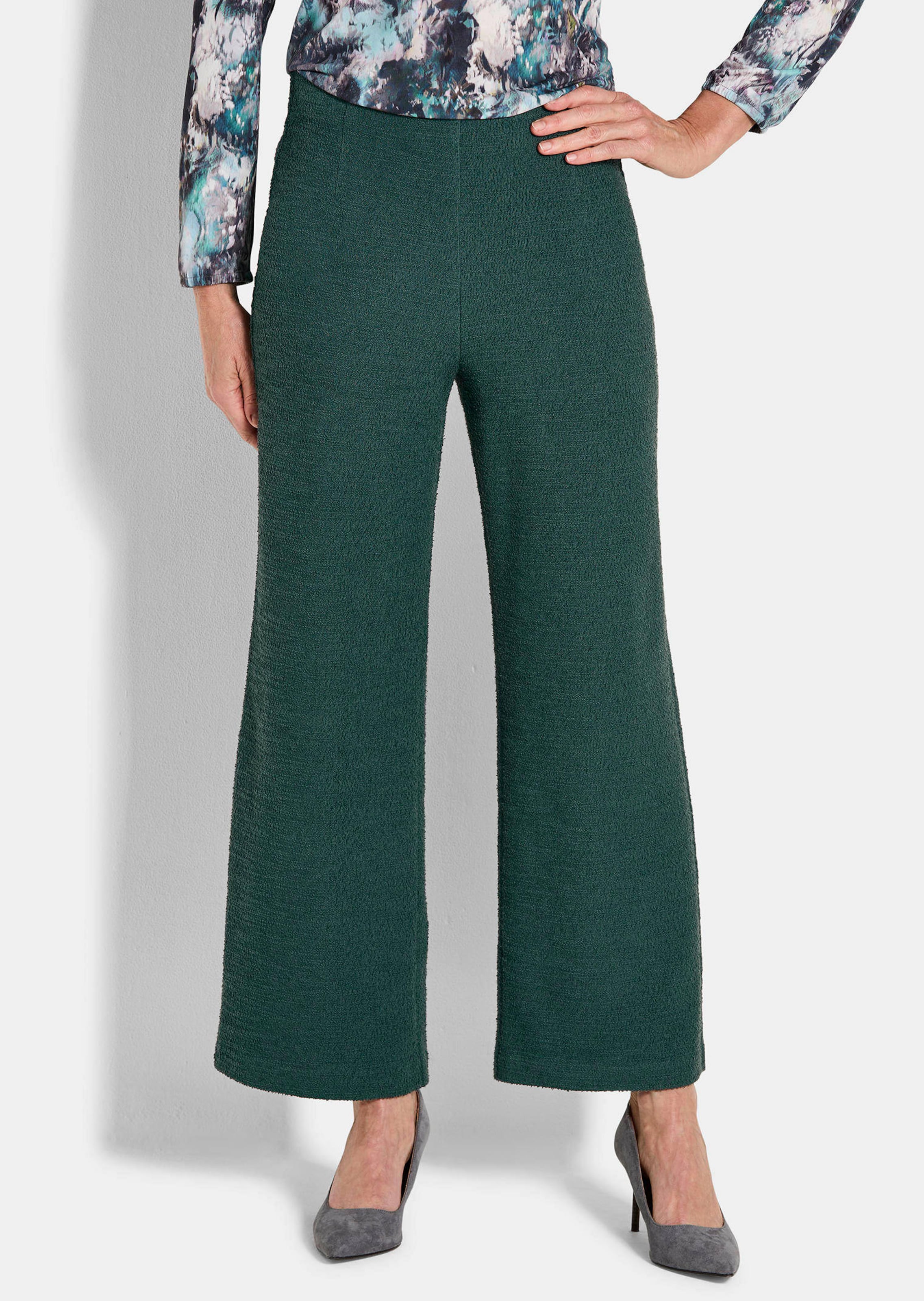 Jersey broek VERA in bouclélook