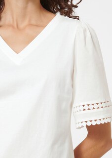 Halbarm-Shirt mit Spitze thumbnail 6