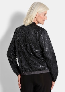 Eleganter Blouson mit Perlen und Pailletten thumbnail 3