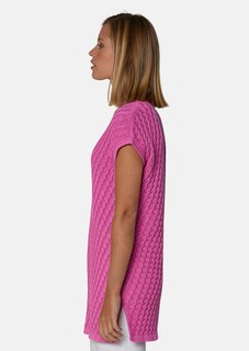 Baumwollpullover mit 3D-Zopfmuster-Mix thumbnail 5