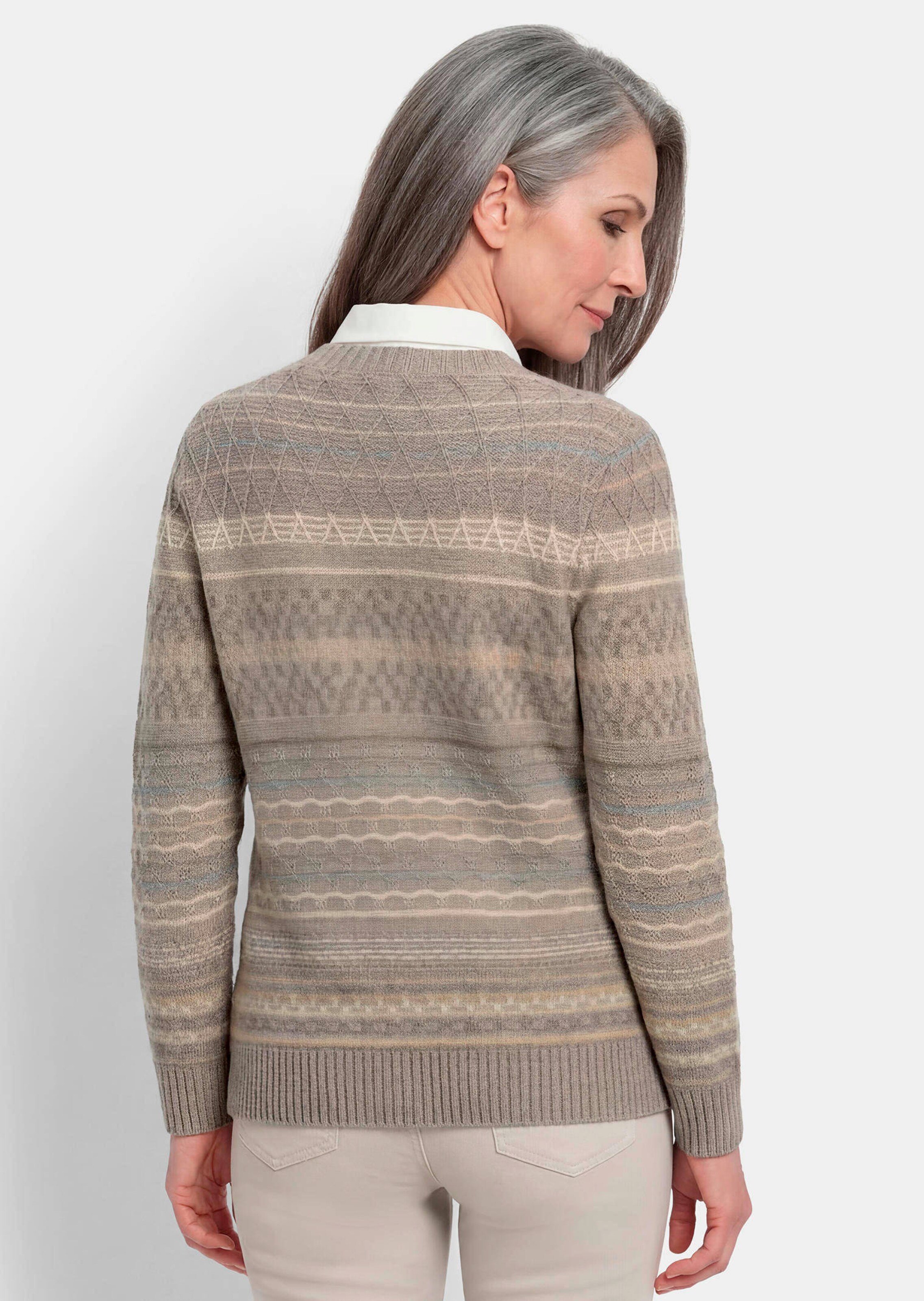 Warm tricot jasje met ritssluiting thumbnail 3