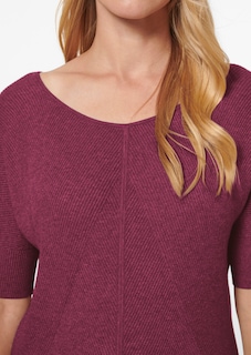 Feinstrick-Pullover mit Umschlagärmeln thumbnail 6