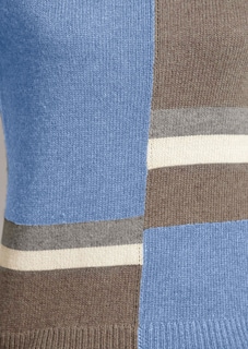 Stehkragen-Pullover mit Intarsien thumbnail 6