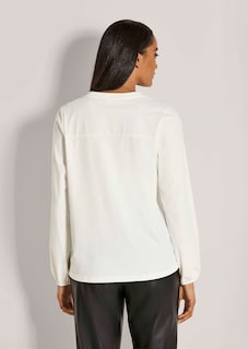 Jersey-Bluse mit raffiniertem Ausschnitt thumbnail 3