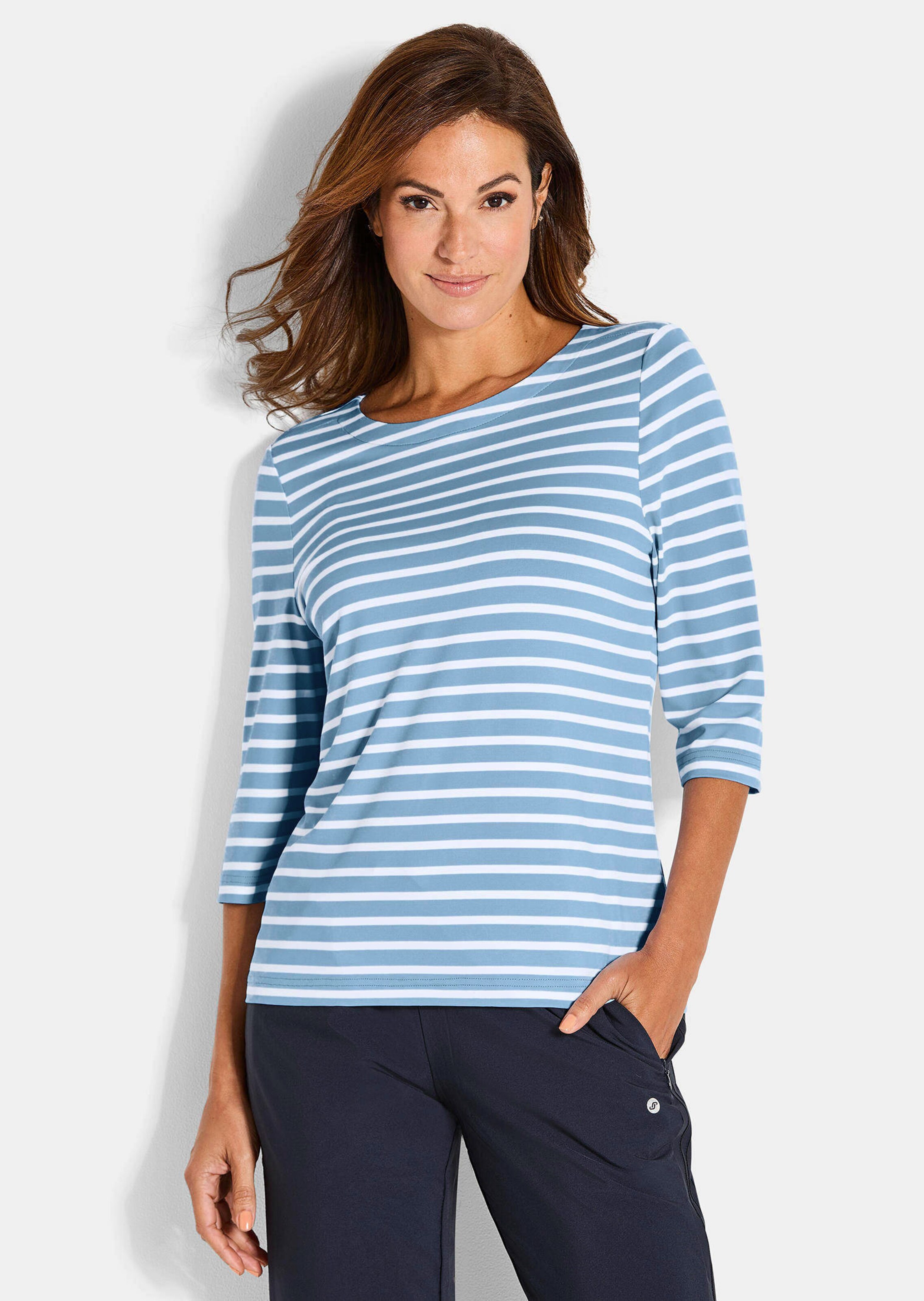 T-shirt à rayures en jersey