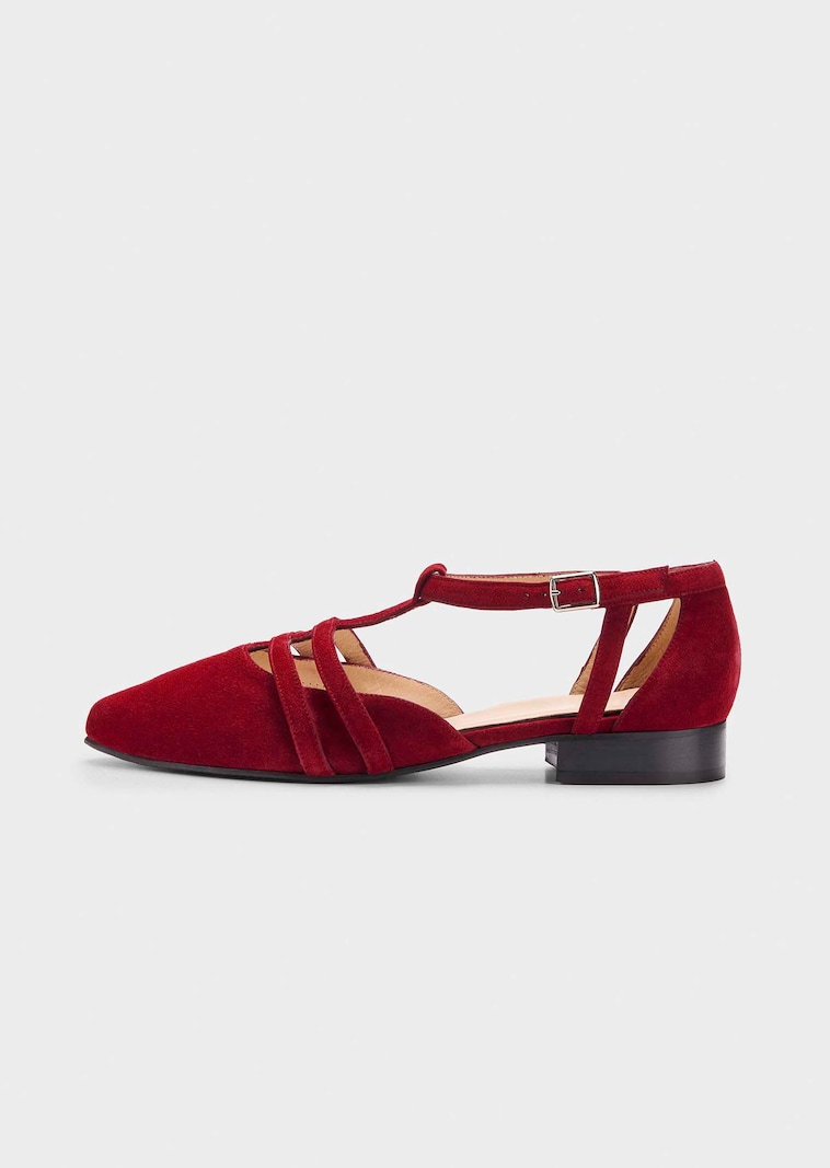 Pumps mit Riemchen in Komfort-Weite