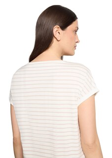 T-shirt en jersey avec empiècement en tissu filet thumbnail 5