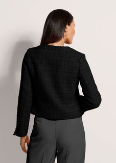 Kurzer Tweed-Blazer thumbnail 4