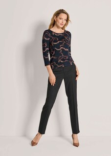 Viskose-Shirt mit Schlangenprint thumbnail 3