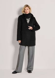 Manteau double face avec écharpe amovible thumbnail 3
