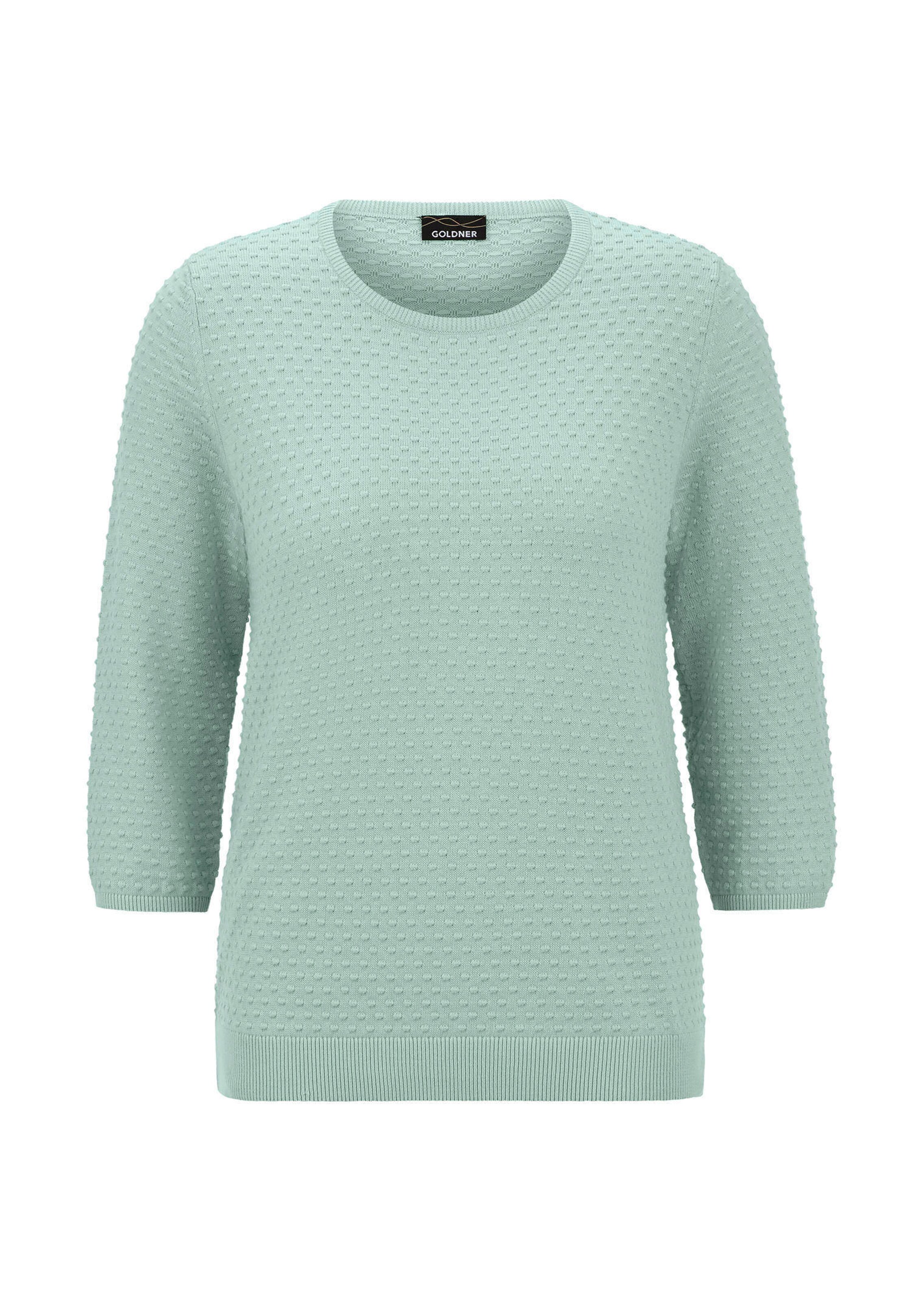 Strickpullover mit Pünktchenmuster