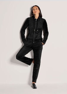 Sweatjacke in flauschiger Nicki-Qualität thumbnail 3
