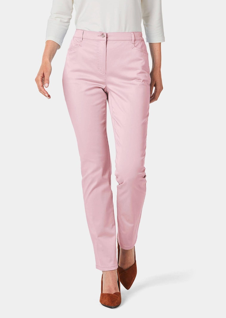 Pantalon en coton satiné LOUISA
