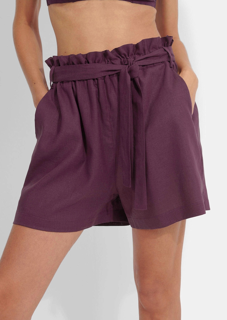 Leinenshorts zum Schlüpfen