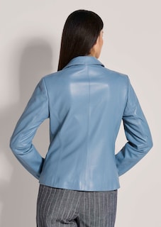 Leather blazer. Lamb nappa thumbnail 4