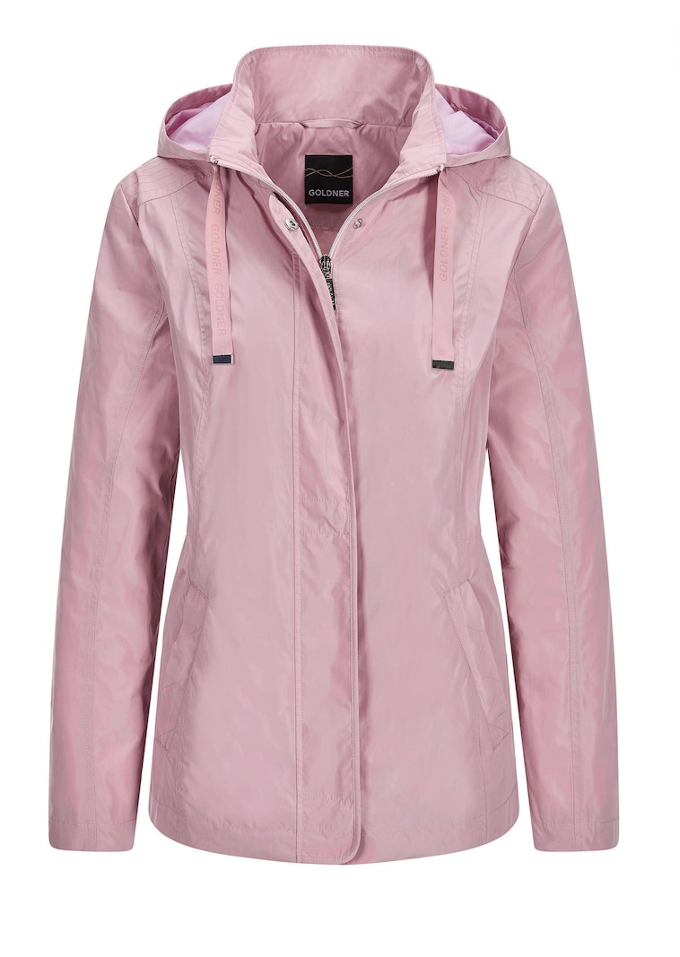 Jacke mit abnehmbarer Kapuze