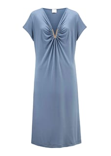 Chemise de nuit avec encolure froncée thumbnail 4