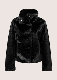 Modische Kurzjacke aus Webpelz thumbnail 7