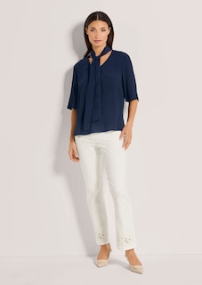 Halbarm-Bluse mit Schluppe thumbnail 3