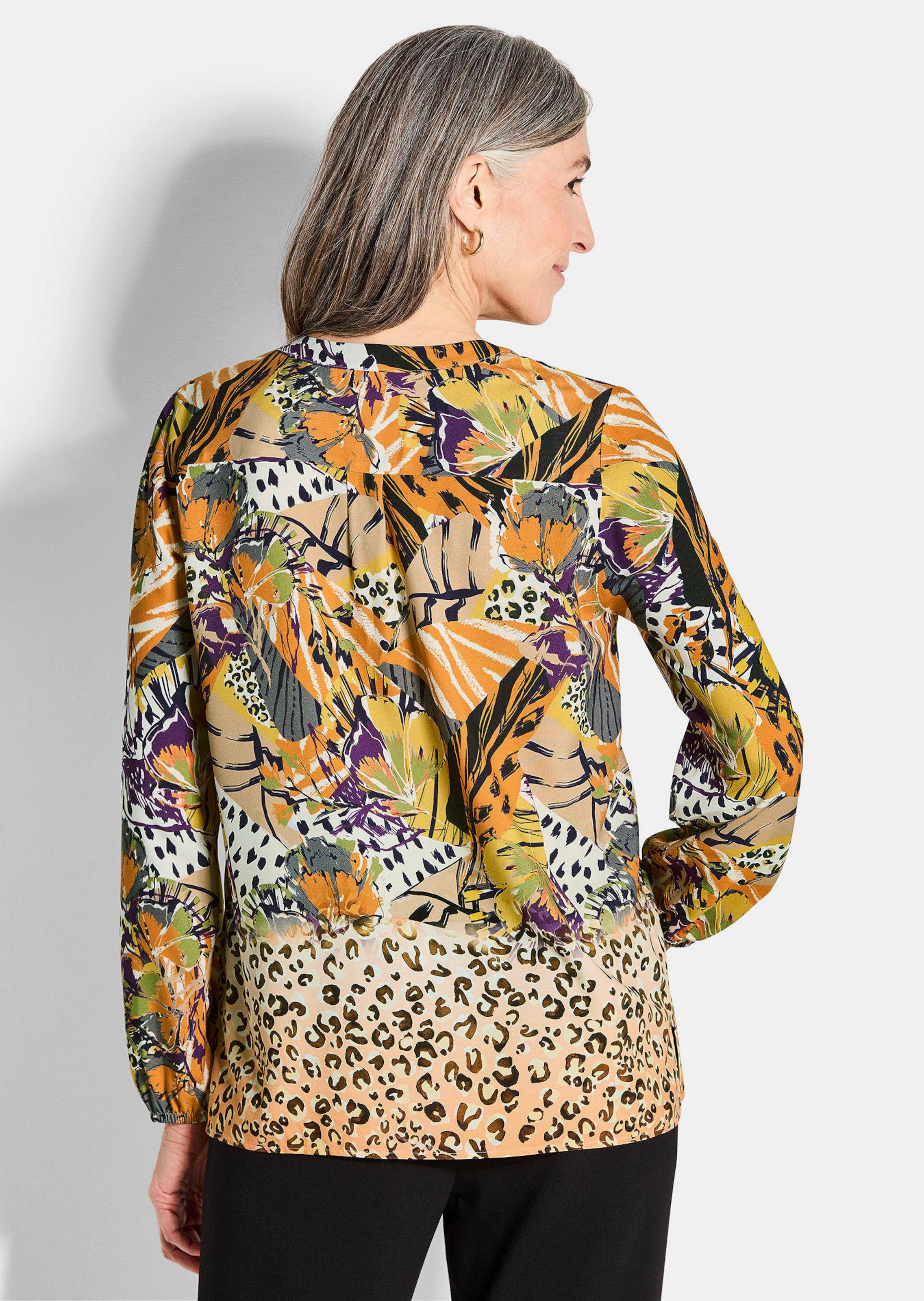 Blouse met animal-print thumbnail 3