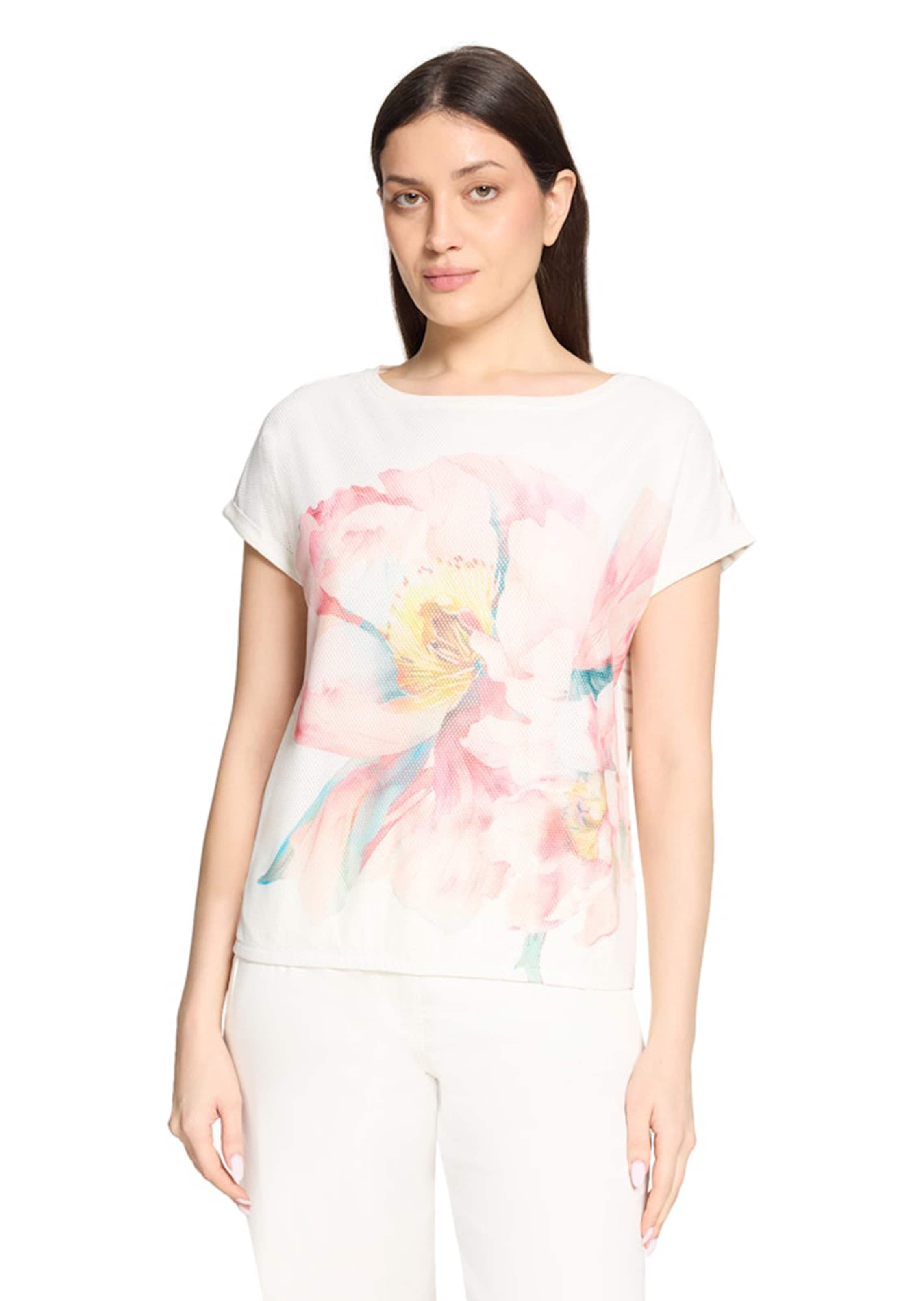 Jersey shirt met netinzet