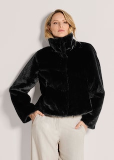 Modische Kurzjacke aus Webpelz thumbnail 2