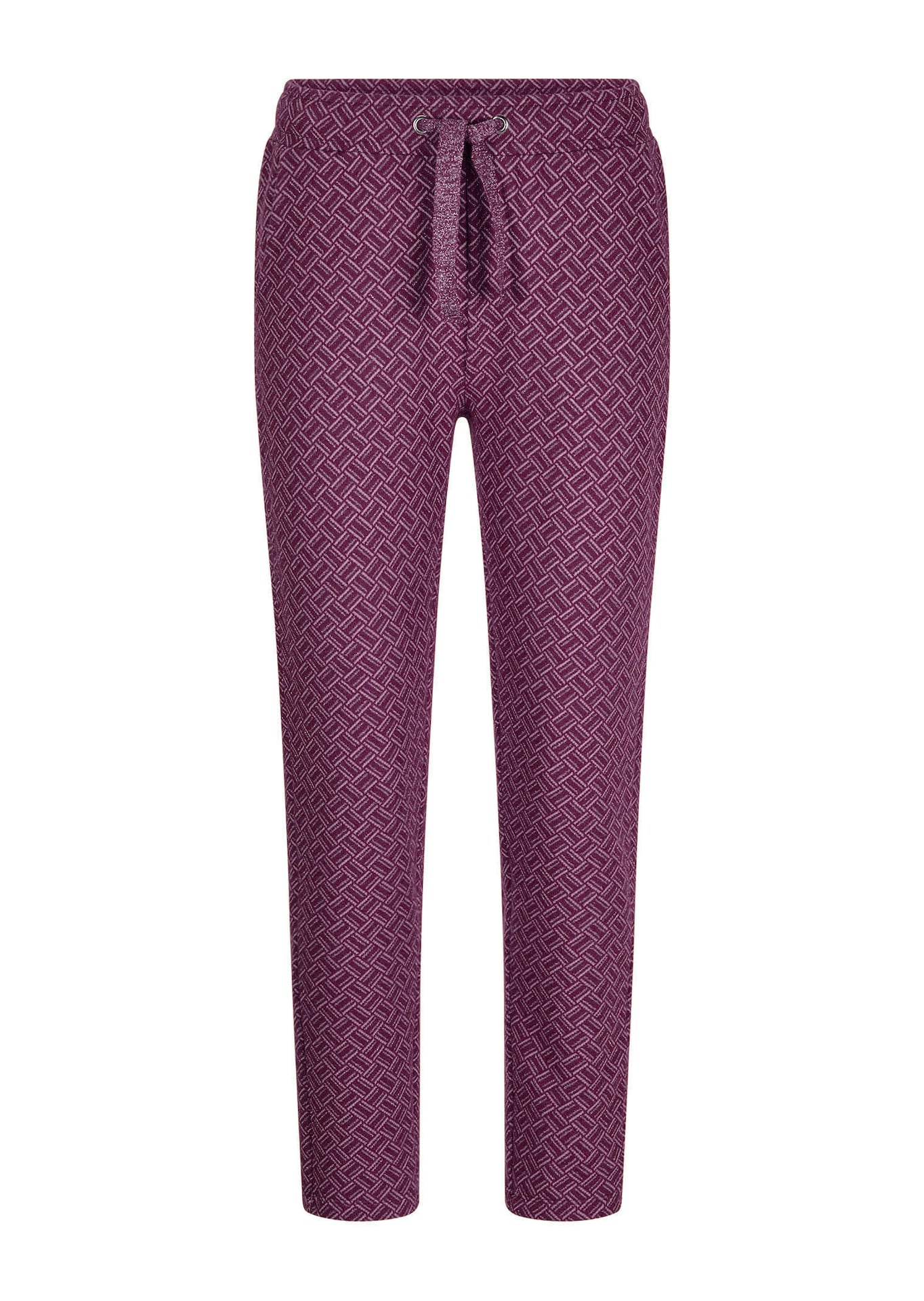 Vrijetijdsbroek met glansdetails